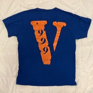 Vlone x Juice WRLD 999 Short-Sleeve T-Shirt Blue Size M